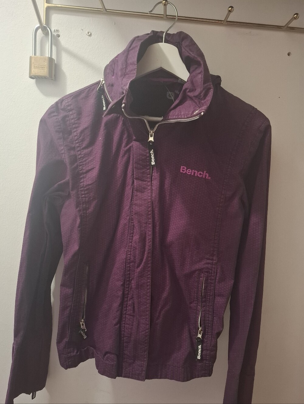Bench Women’s Plum Utility Jacket in Deep Purple